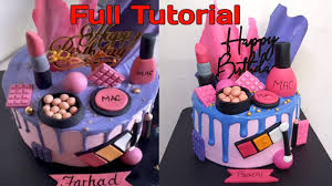 makeup birthday cake makeup kit cake