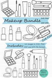 makeup svg bundle cosmetic clipart