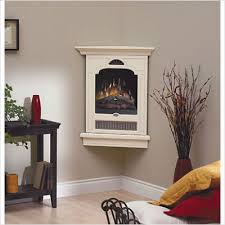 Wall Mount Cream Electric Fireplace