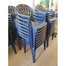Blue Plastic Garden Chairs Stackable