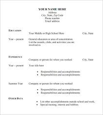 Best Resume Doc Format   Free Resume Example And Writing Download Blank Resume Templates Pdf Sample Blank Cv   Documents In Pdf Word Free