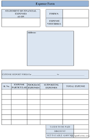 Sample Expense Report For Taxes Free Form Forms Nayvii Template