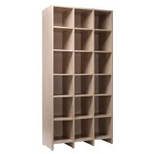 pigeon hole racks of modish oak in