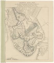 Maps Of Boston From 1630 1881 Showing