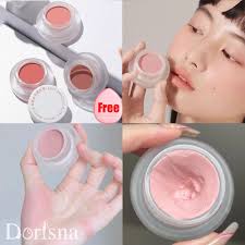 dorisna pink blush mud with free puff