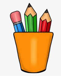 Essay Cliparts - 2 Pencils In A Pot Cartoon, HD Png Download - kindpng