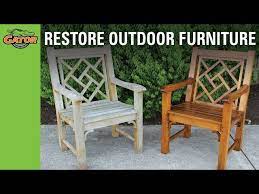 how to re weathered teak outdoor