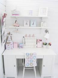 Shop for desk chairs for girls online at target. The Boo And The Boy Kids Desk Space Simple White Desk Girl Desk