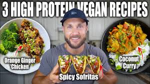 3 high protein soy curl recipes