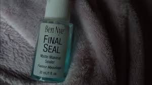 ben nye final seal matte makeup sealer