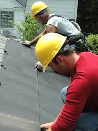 After doing this, place a piece of plywood on the tar and spread more tar around the edges. How To Repair A Damaged Roof How Tos Diy