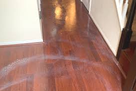 does bleach damage wood floors