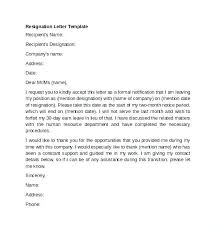 Resignation Letters Templates Template Letter Word Malaysia