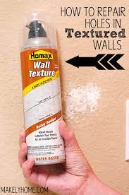 how to repair textured drywall