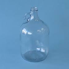 jug 1 gallon clear glass