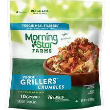 morningstar farms crumbles plant based