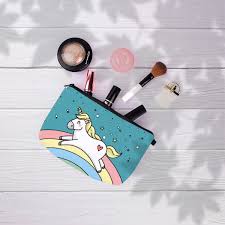 carefree unicorn makeup bag