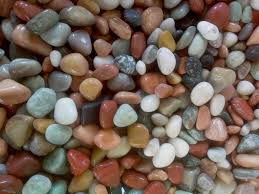 small mix color decorative pebble stone