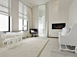 white hardwood floors modern