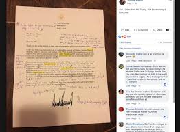 Mit freundlichen grüßen inhalt offizielle briefe: Lehrerin Bekommt Fehlerhaften Brief Von Trump Stellt Korrigierte Version Auf Facebook Webmix Derstandard De Web