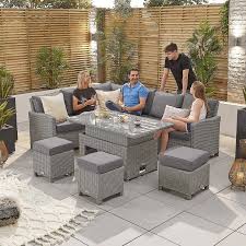 Ciara Lh Rattan Garden Furniture Sofa