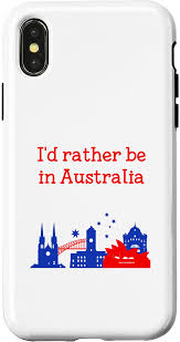 Amazon.com: iPhone 12 Pro Max I'd Rather By in Australia Case : Cell Phones  & Accessories