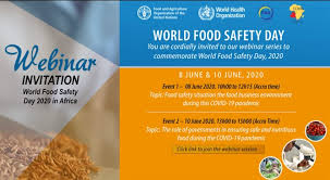 The second world food safety day (wfsd) will be celebrated on 7 june 2020 to draw attention and inspire action to help prevent, detect and the main focus of world food day is that food is a basic and fundamental human right. Celebration Of World Food Safety Day Theme Food Safety Everyone S Business African Forest Forum
