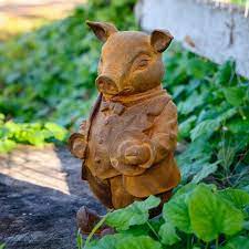 Garden Ornament Pig From Willows