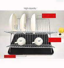 Collapsible Dish Drying Rack Stainless