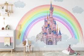 Princess Castle Wall Mural Fairy Tale