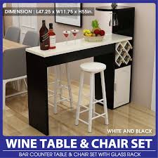 Embrace Ph Wine Table And Chairs Set