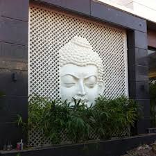 We are adding more artisan crafted decorative sculptures to our. White Buddha Wall Sculpture For Home Decor Rs 1500 Square Feet M S Batra S Creations Id 20666340755