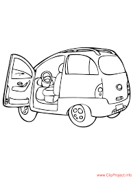 For kids & adults you can print minion or color online. Minivan Vehicle Coloring Sheet Free