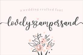 … 50 free fonts to use for wedding invitations. Lovely Ampersand Font By Azetype Creative Fabrica