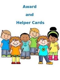 Awards And Helper Cards Helper Chart Cards School