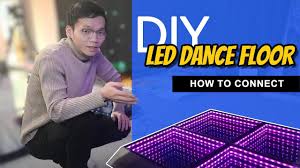 led dance floor how to connect led