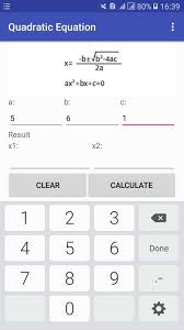 Quadratic Equation Calculator Apk