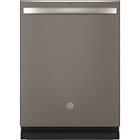 24-inch Top Control Built-In Dishwasher with 3rd Rack and Stainless Steel Tall Tub in Slate GDT665SMNES GE