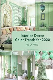 It surged in popularity through the art deco look of the 1920s, again through the pastel renaissance of the '50s (smeg fridge, anyone?), and up to the. Interior Decor Color Trends For 2020 Green Home Decor Trending Decor Mint Green Rooms
