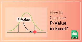 how to calculate p value in excel step