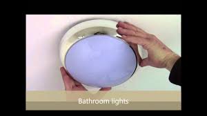 How To Change Lamp To Bathroom Light Disco 16w Ip44