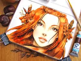 Image result for autumn wind images and drawings