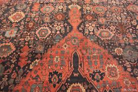 oversize antique persian bidjar rug