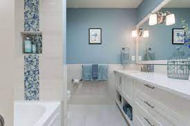 luxury blue bathroom design ideas