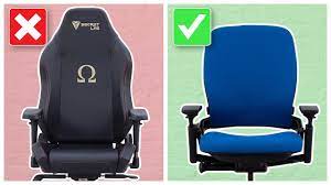 gaming chairs vs office chairs never
