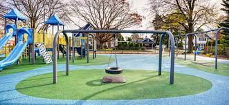 the safest poured rubber playground surface