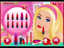 play barbie love makeup game