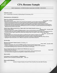 Cpa Resume Examples Magdalene Project Org