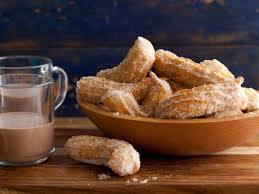 I believe i could flavour it with amaretto. Mexican Desserts Churros Chocolate And More Cooking Channel Best Mexican Recipes And Menus Cooking Channel Cooking Channel