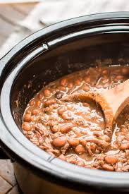 Pour in undrained pinto beans and tomato sauce; Slow Cooker Pinto Beans And Beef The Magical Slow Cooker